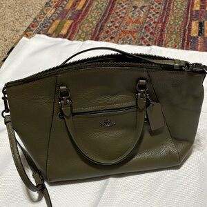 Coach Olive Green Satchel